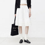Blly Shirred Tiered Midi Skirt