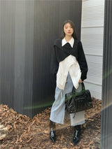 トワイライトシャツ クロップドニットウェア(SET)