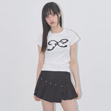 ETERNAL STUD TEE (WHITE) F25QB101