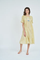 Rivona Short-sleeve One-piece Yellow[24181WOSXN]