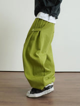 Pinch Side Snap Sweat Pants 6C