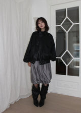 BOMBER LEATHER JACKET
