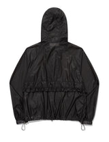 SHINING RUFFLE WINDBREAKER JACKET(BLACK)