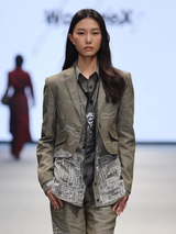 Printed City Suit