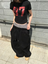 Dio Check Sagging Sweatpants (2c)