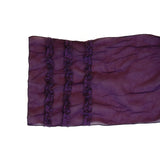 Sheer Wrinkle Frill Long Scarf (purple)