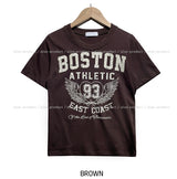 93 プリンティドスリム半袖Tシャツ