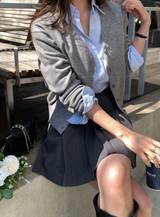 Wanted Pleated Mini Skirt