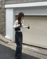 デニムコーデュロイパンツ