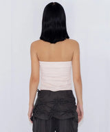 SHEER HALTERNECK TOP