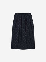 ベーシックサファリドットポリスカート (DARK NAVY)