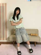 spring half T-shirt (3color)