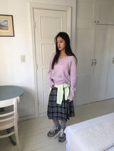 ルエルカシミアVネックニット (4color)