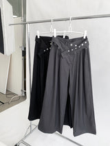 Burton belt wide slacks pants