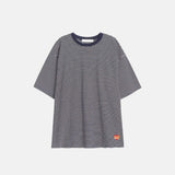 ASCLO ハートポイントボーダーショートスリーブTシャツ (2color)