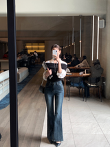Messy's 104 Deep Wash Bootcut Denim 