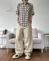 ベーシックコットンワイドパンツ