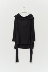 (W) Inter Wrap Hooded Top