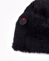 Mwoong Symbol Logo Fur Beanie(BLACK)
