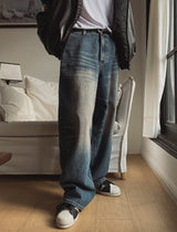 Dean Tiger Balloon Denim Pants