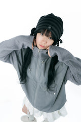 ribbon beanie(border)