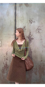 Olive Tree インナーツーピースロングスリーブTシャツ