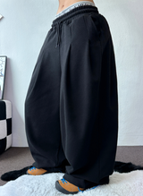 10000SOLD バックフロントワイドバルーンパンツ🖤2COLOR 🩶S-XL