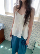 ジェルニブイネックレースビスチェレイヤードノースリーブ