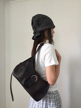 Tony Big Buckle Shoulder Bag (4color)