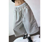 Back Square Cargo Rivet Bermuda 3 Color