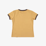 Horses Graphic Tee_Mustard
