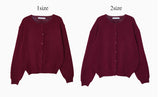 MT Round Loose Knit Cardigan (7color)