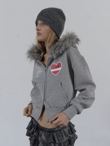 ANGORA LOGO BEANIE / GRAY