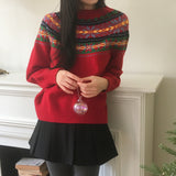 Pomel Nordic Loose Fit Round Knitwear