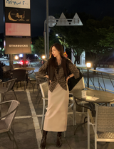 Mer Stretchy H-Line Long Skirt / 2 colors