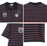 Tony Wappen Stripe Collar Tee