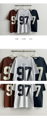 ポケット 97 ナンバリング半袖Tシャツ