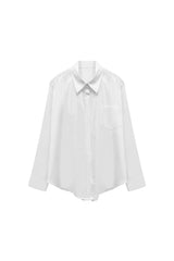 BRIGHT OVERSIZED SHIRT / WHITE
