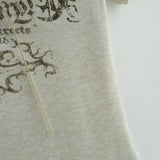 Nera Lace-Up Vintage Slim Tee