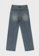 [B-DENIM] WASHING WIDE 039