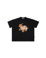 Dico Lil Dino リラックスボクシーTシャツ ブラック