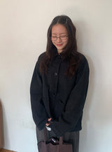 [unisex] ヒューケピグメントオーバーコットンジャケット