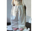 HIGH QUALITY🌷🖤SIDE FLOWER BOHEMIAN BACK-SNAP PANTS 🪻🌼🥀3COLOR