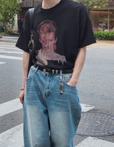 ルアテクスチャーボウィ半袖Tシャツ