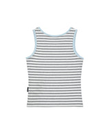 Striped Star Graphic Sleeveless - MELANGE GRAY