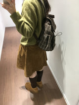 Tingle Suede Midi Skirt (2color)
