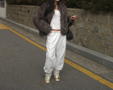 Over loose jogger pants