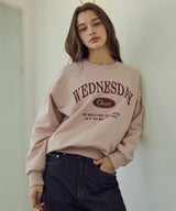 Signature Semi-Crop Sweatshirt_Indi pink
