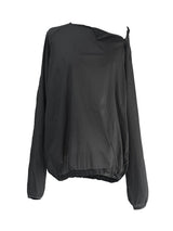 [unisex] シースルーダイアゴナルジッパーT (2color)