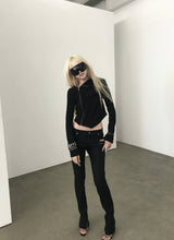 STEALTH DIAGONAL ZIP-UP